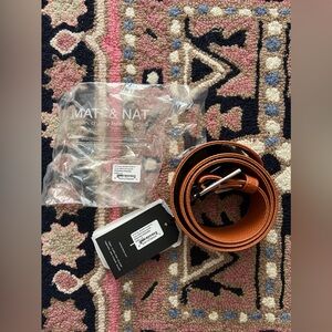 Matt & Natt JOON WOMEN’S VEGAN HIGH WAIST BELT - PURITY (brand new size L)